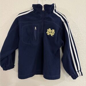 adidas Kids Notre Dame Quarter-Zip Sweatshirt